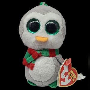2017 NWT CLAIRE'S TY BEANIE BOOS "CHILLY" THE PENGUIN  KEY CLIP BACKPACK CLIP